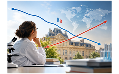 Entre deux courbes, il y a un monde. Autonomie, financement et décrochage scientifique : relire vingt ans de politiques universitaires